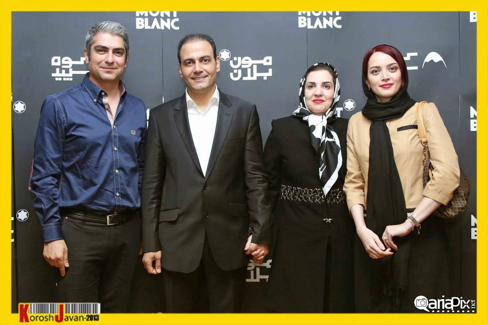 بهنوش طباطبایی  و همسرش مهدی پاکدل / علیرضا قربانی و همسرش