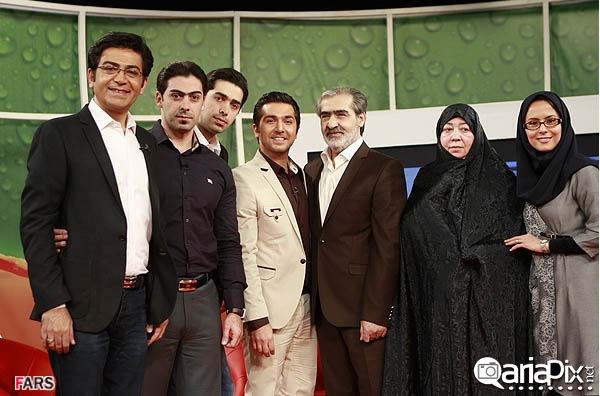 فرزاد حسنی و پدر مادرش ,خانواده فرزاد حسنی