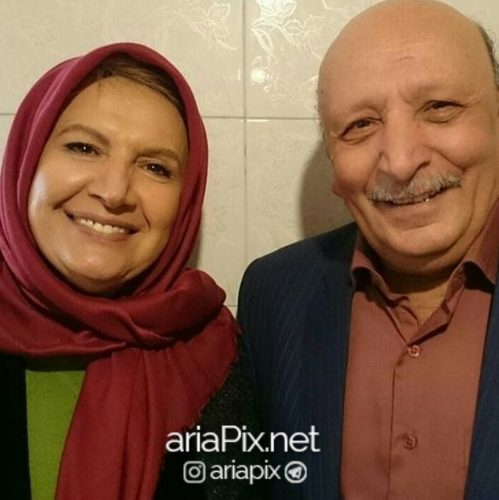 شهین تسلیمی و همسرش